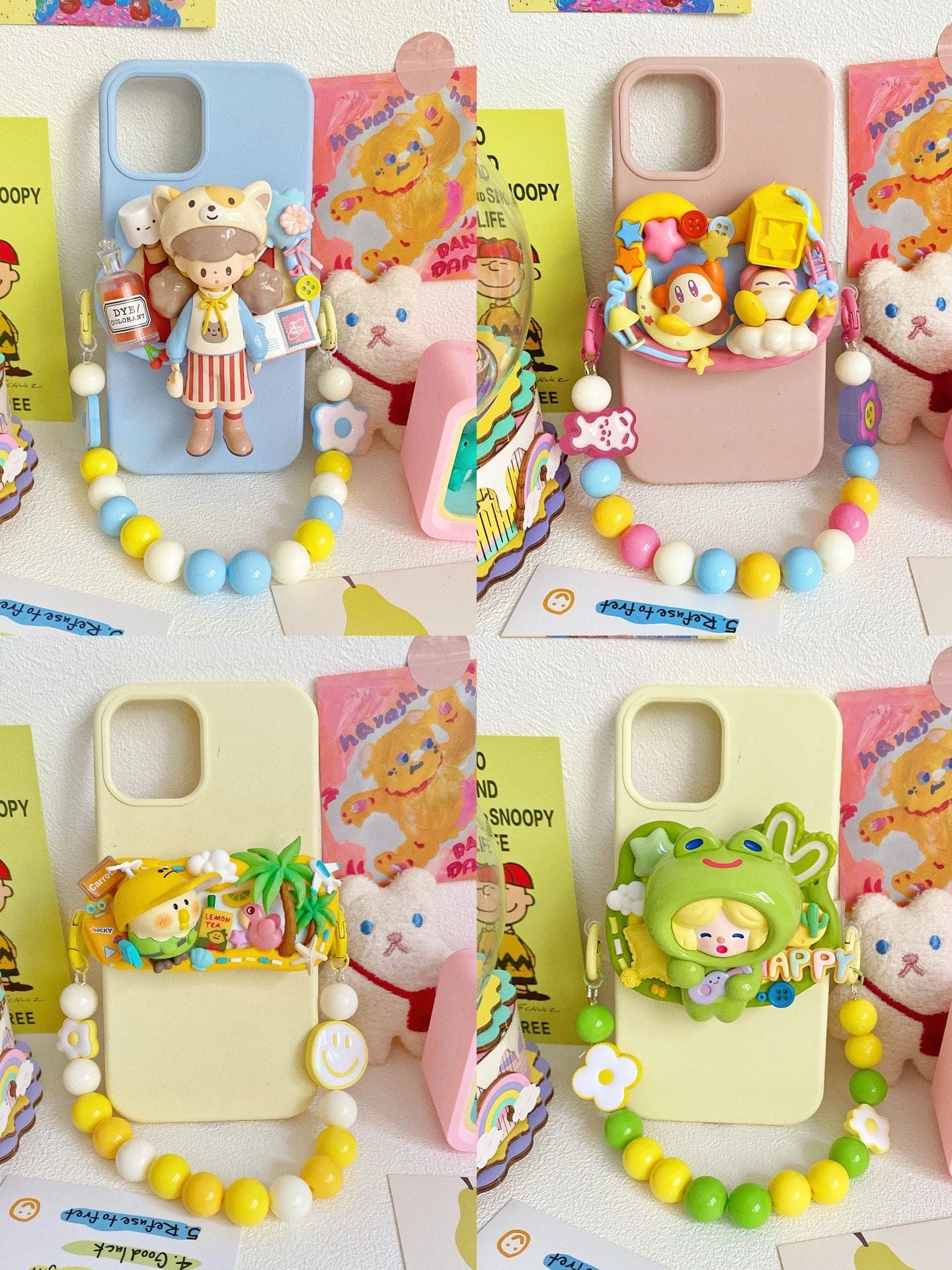 Customizable Handmade StuffsKeychain/Phone Strap/Phone Back Clip/Bag NINI_LOVELY ACC. Customizable Handmade StuffsKeychain/Phone Strap/Phone Back Clip/Bag NINI_LOVELY ACC.