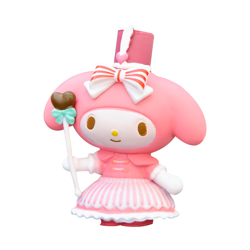 6 Pack Cartoon Doll Figures Collection