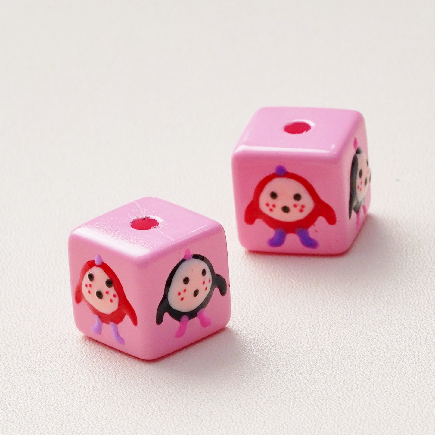 20 Pieces Hand-Painted Beads