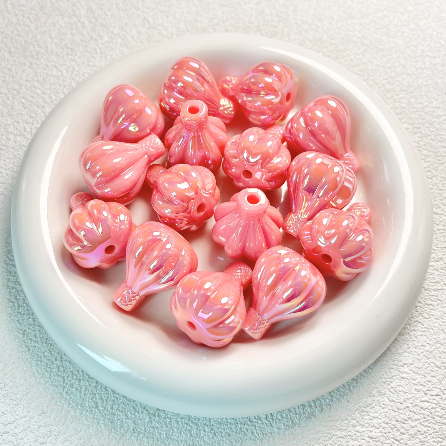 20 Pieces UV Plated
Hot Air Balloon Beads