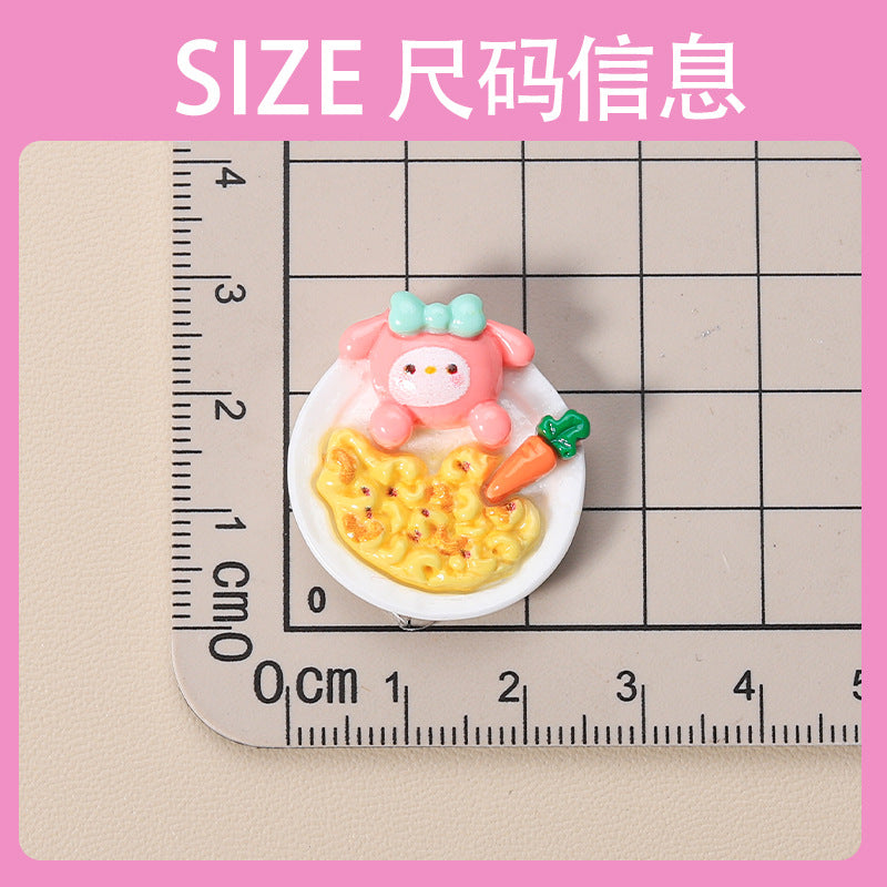 10 PCS Sanrio Resin Charms