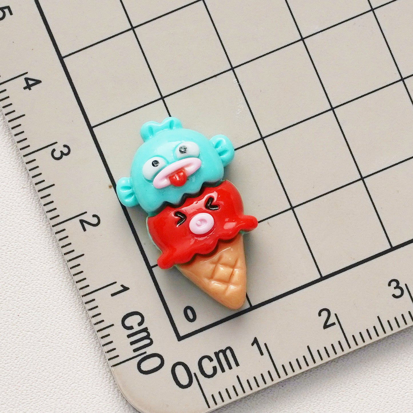 10 PCS Cartoon Resin Charms