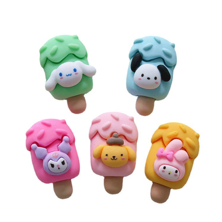 10 PCS Cartoon Miniatures|Resin Charms for DIY Crafts