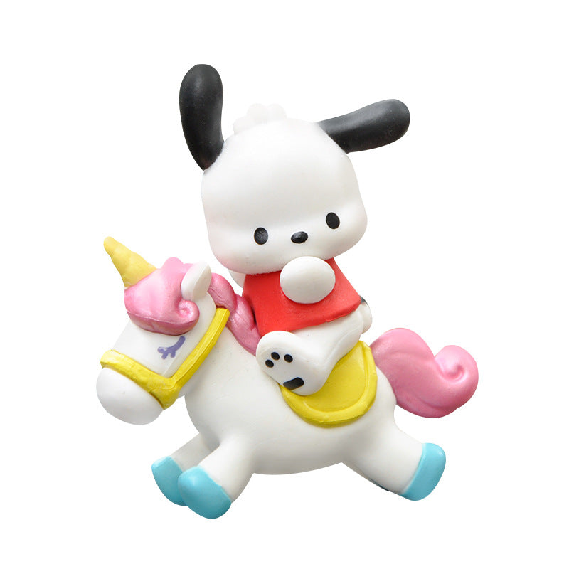 6 Pack Cartoon Doll Figures Collection