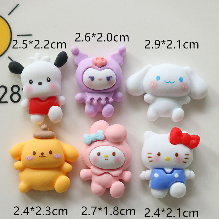 10 PCS Kawaii Miniatures|Resin Charms for DIY Crafts