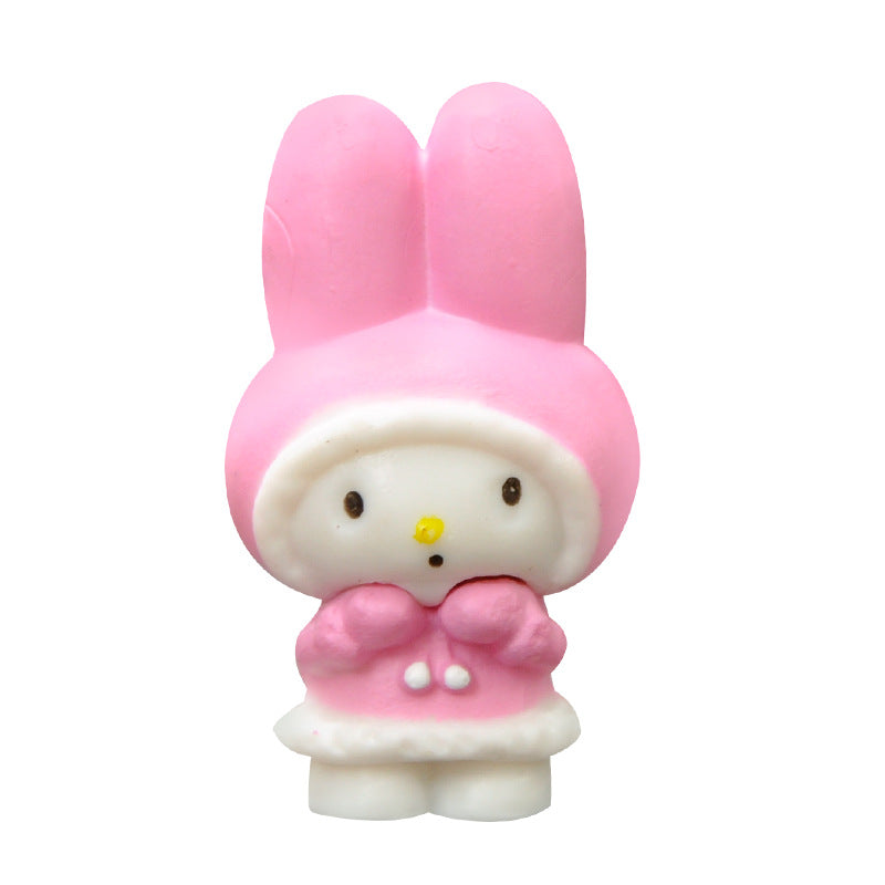 6 Pack Cartoon Doll Figures Collection