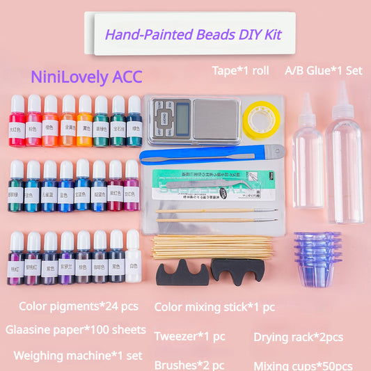 Hand-Painted Beads DIY Kit