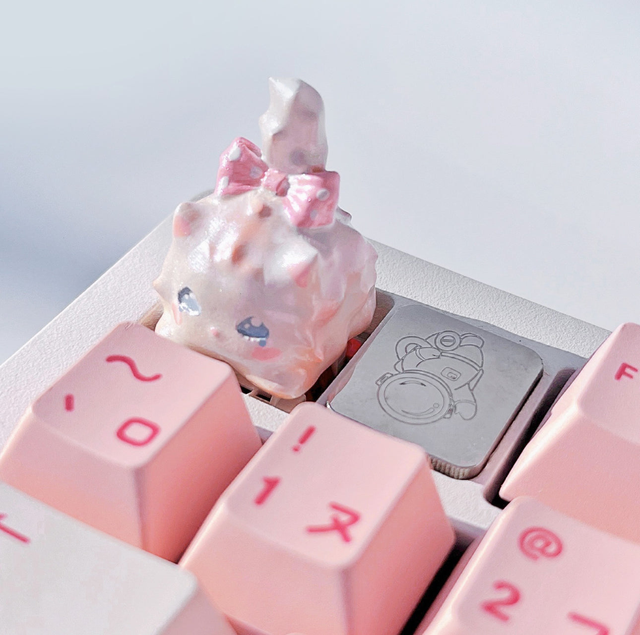 Original Design Handmade Cute Cat Keyboard Keycaps