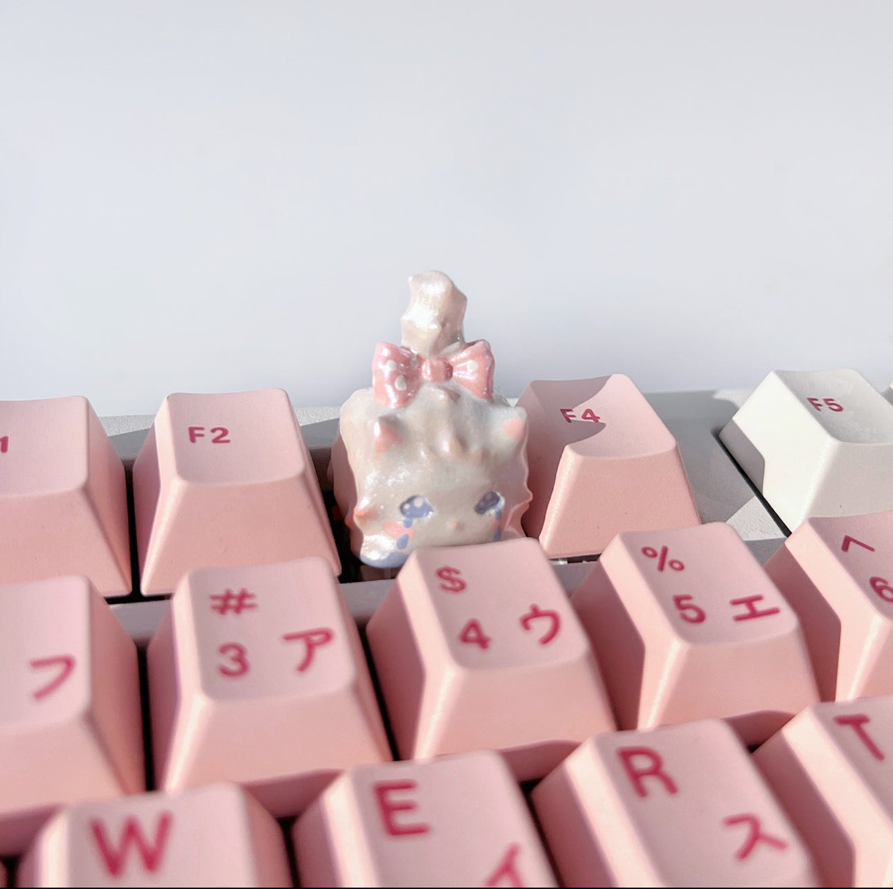 Original Design Handmade Cute Cat Keyboard Keycaps