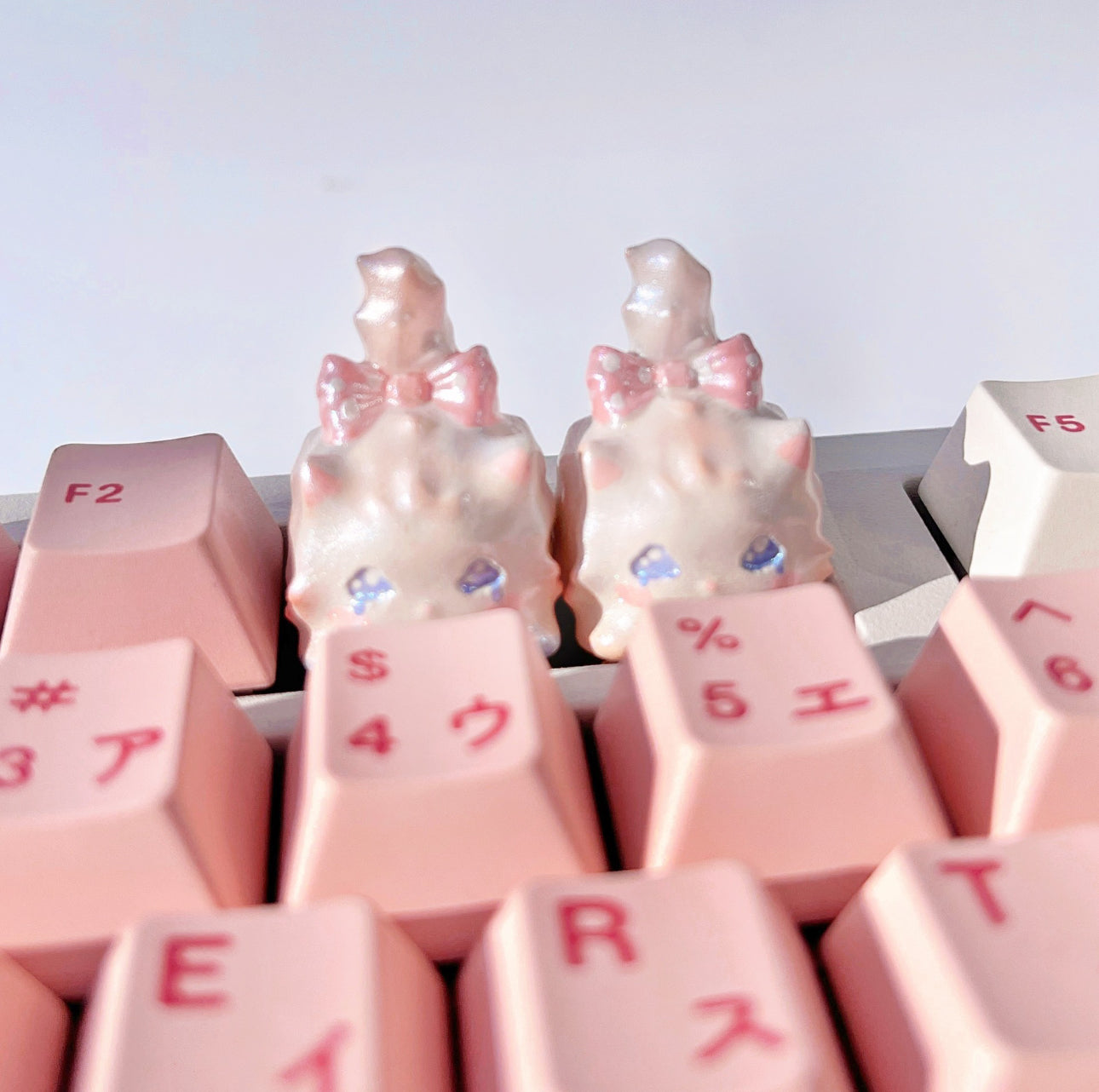 Original Design Handmade Cute Cat Keyboard Keycaps