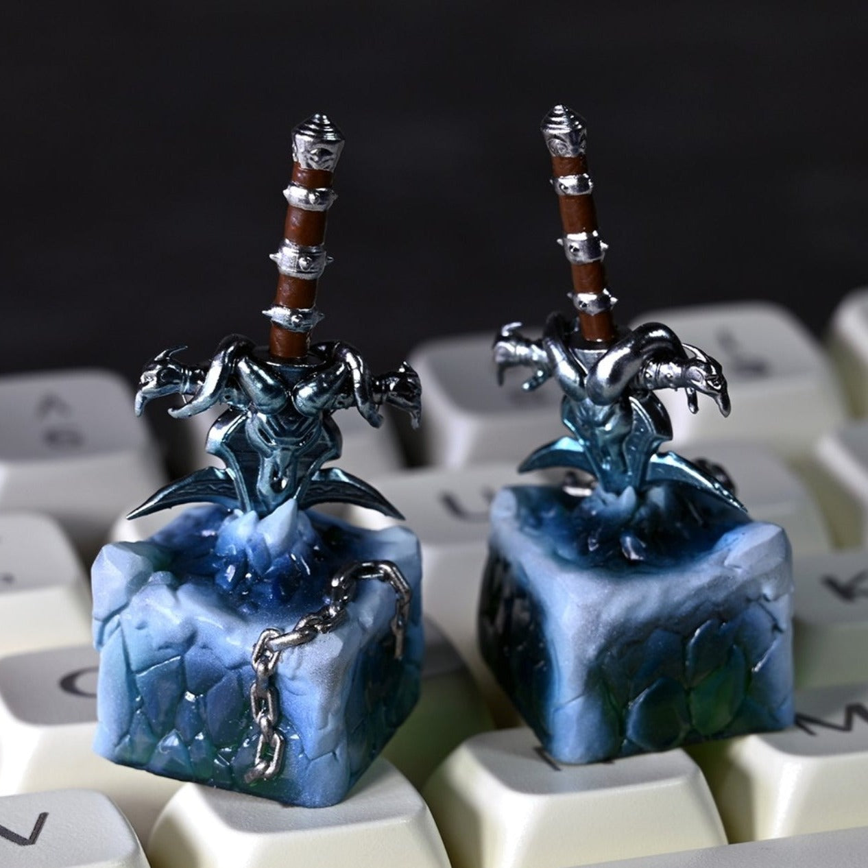 Handmade World of Warcraft Keyboard Keycaps