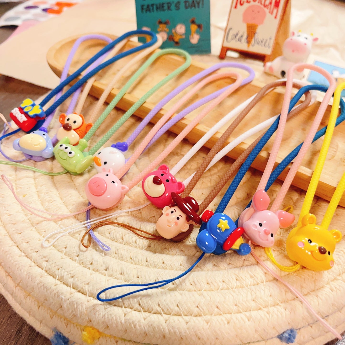 5PCS Cute Phone Straps