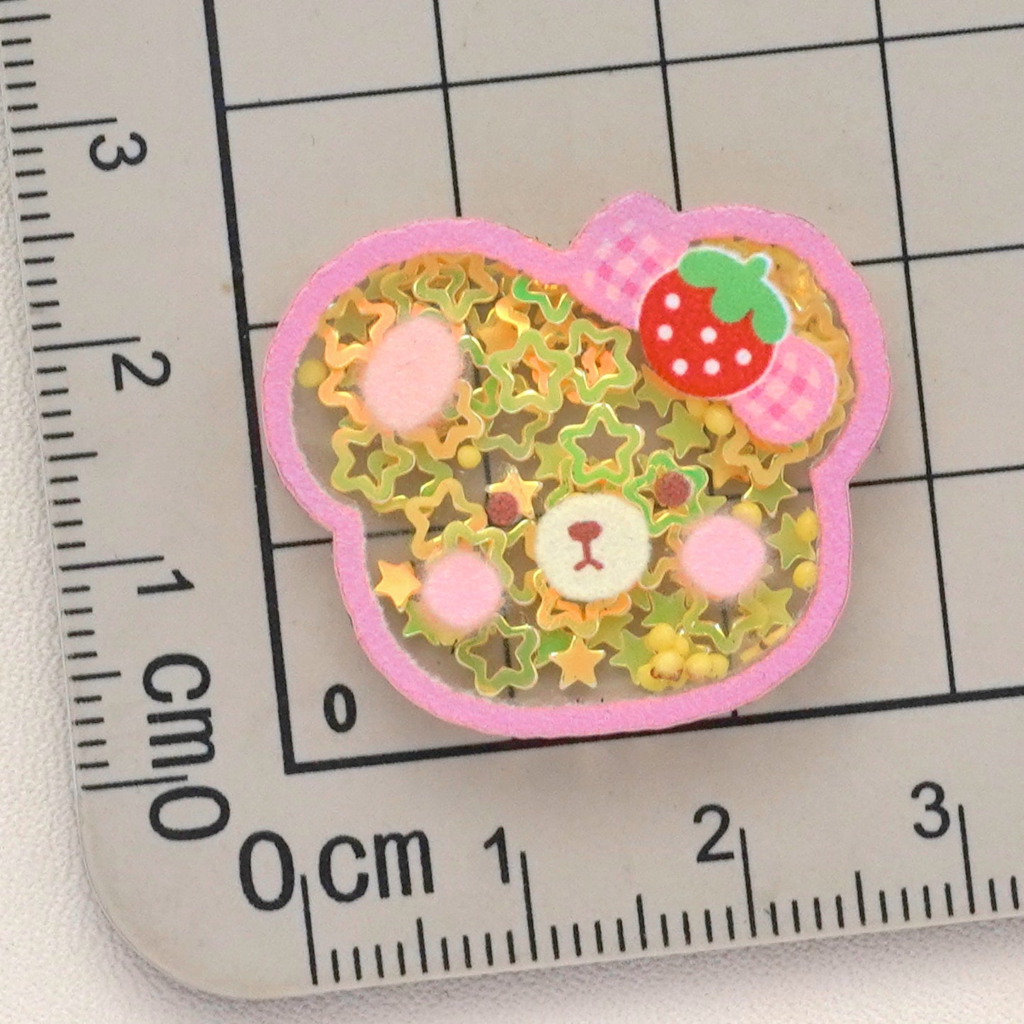 30PCS Carton Resin Shaker Charms for DIY Craft