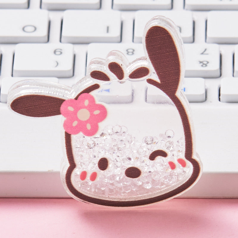 30PCS Sanrio Resin Shaker Charms for DIY Craft