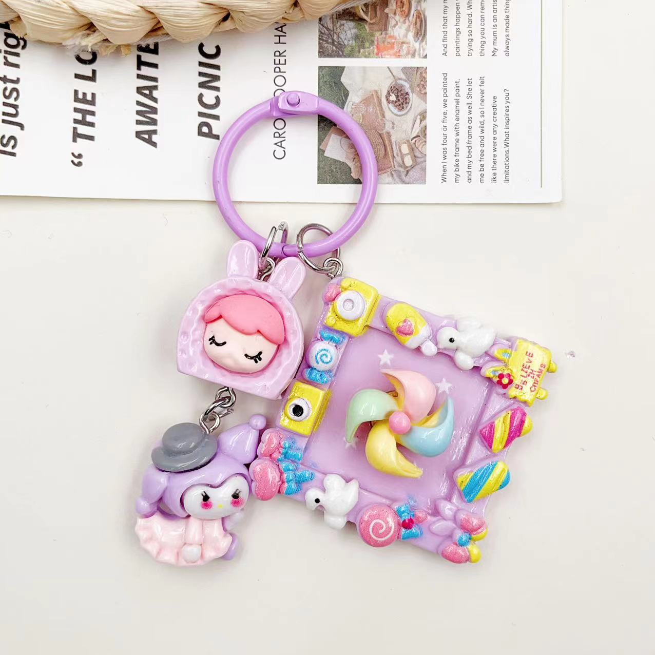 Cute Cartoon Keychain Bag Pendant