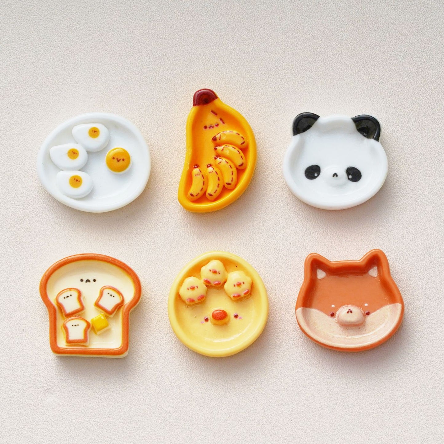 10 PCS Cartoon Resin Charms