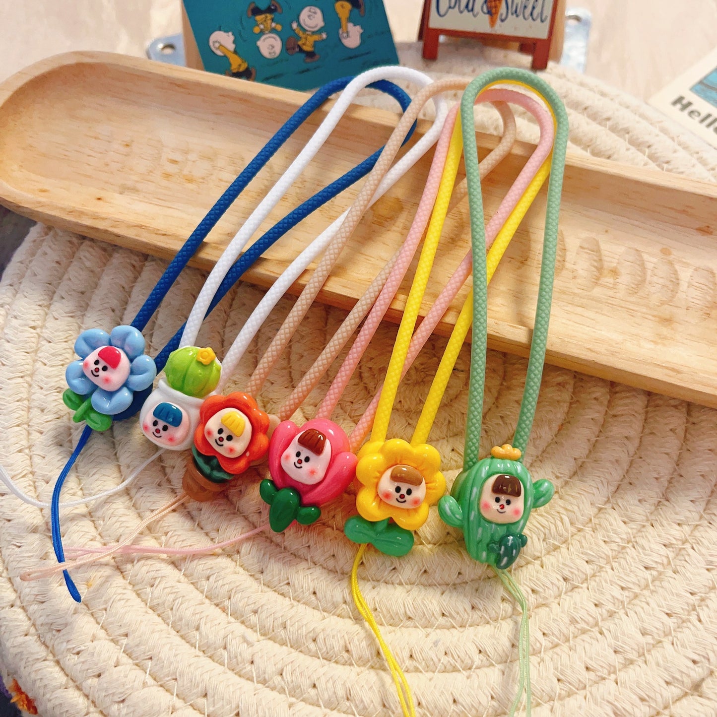 5PCS Cute Phone Straps