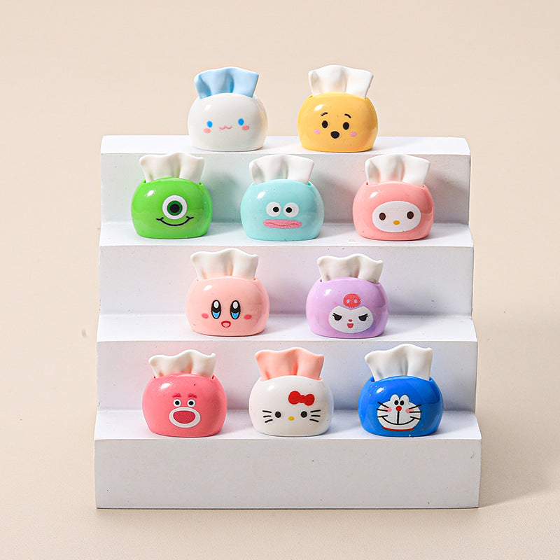 10 PCS Sanrio Resin Charms