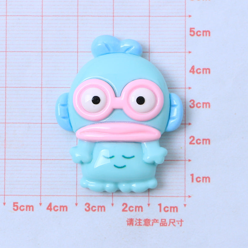 10 PCS Large Cartoon Resin Charms