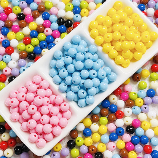 100 Pieces Dopamine-based Lacquer Beads