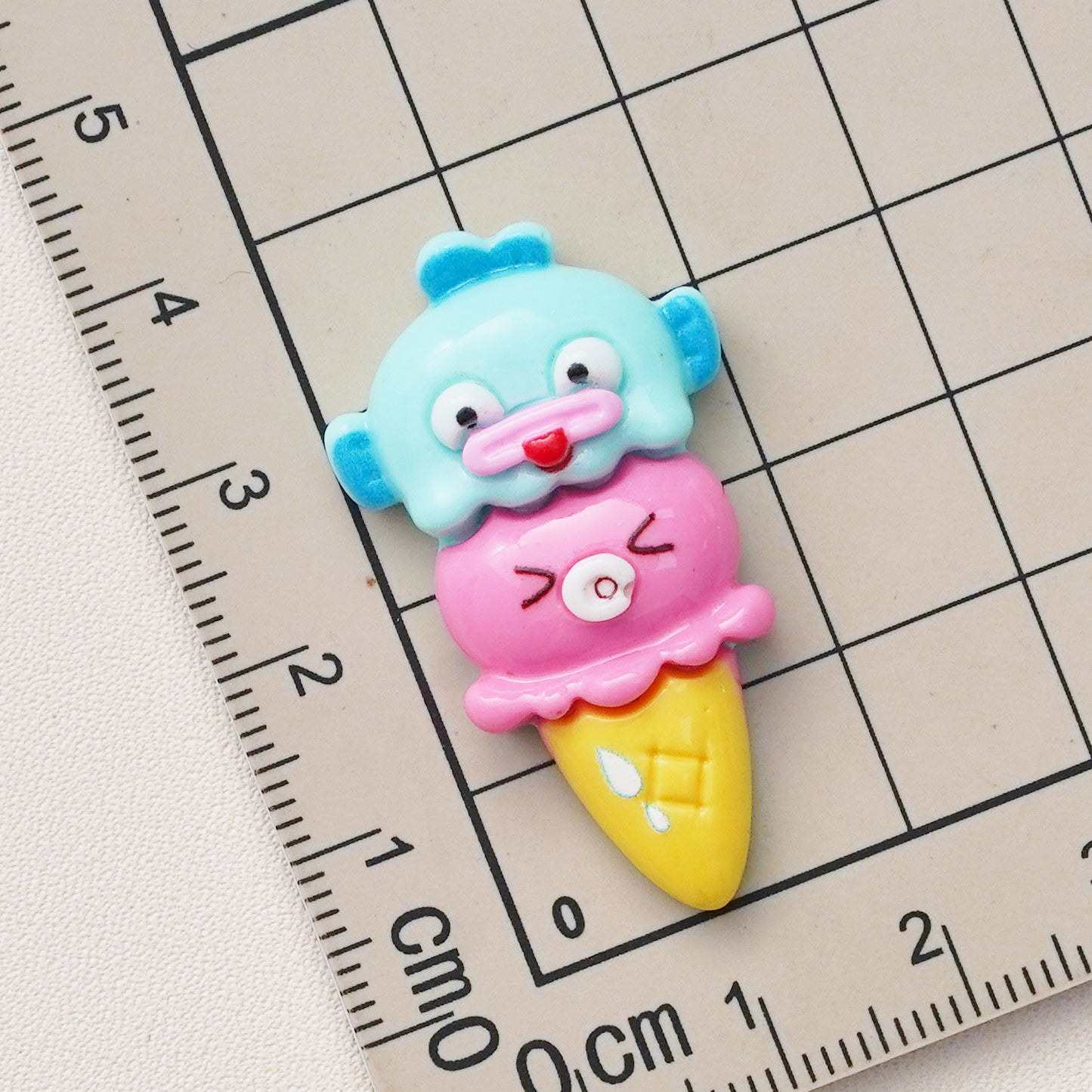 10 PCS Cartoon Resin Charms