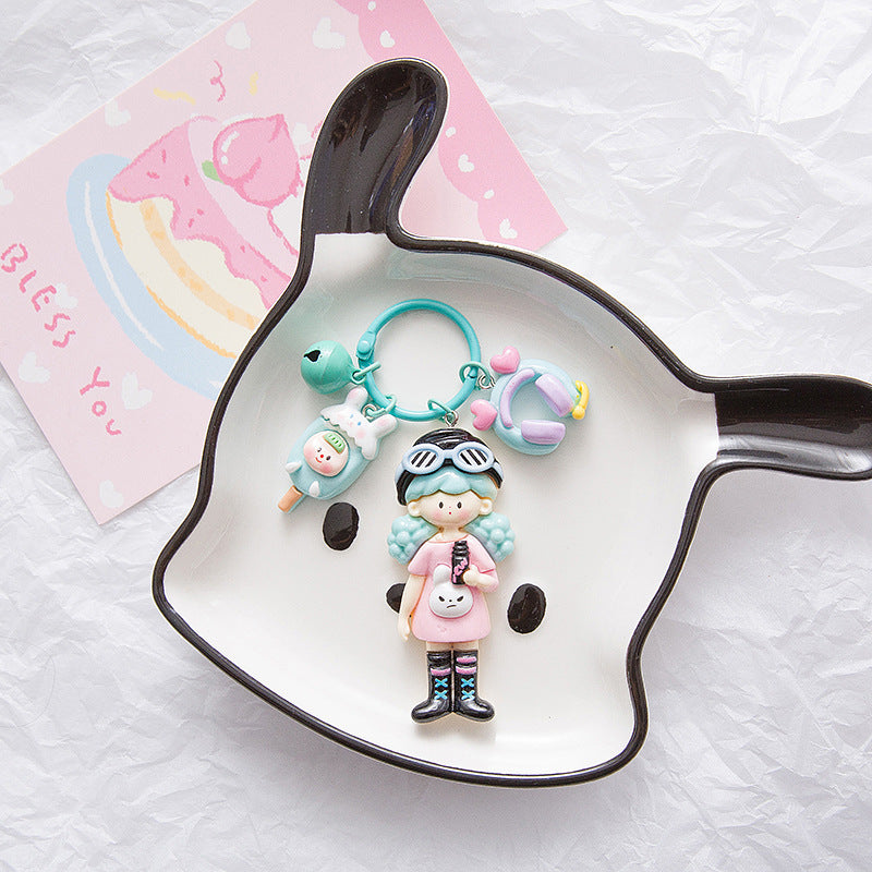 Cute Cartoon Keychain Bag Pendant