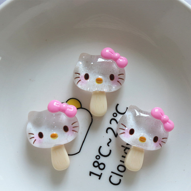 10 PCS Cartoon Resin Charms for DIY Crafts