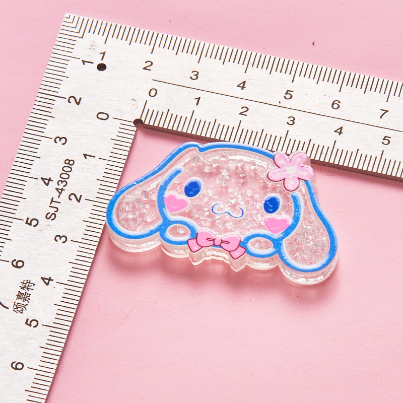 30PCS Sanrio Resin Shaker Charms for DIY Craft