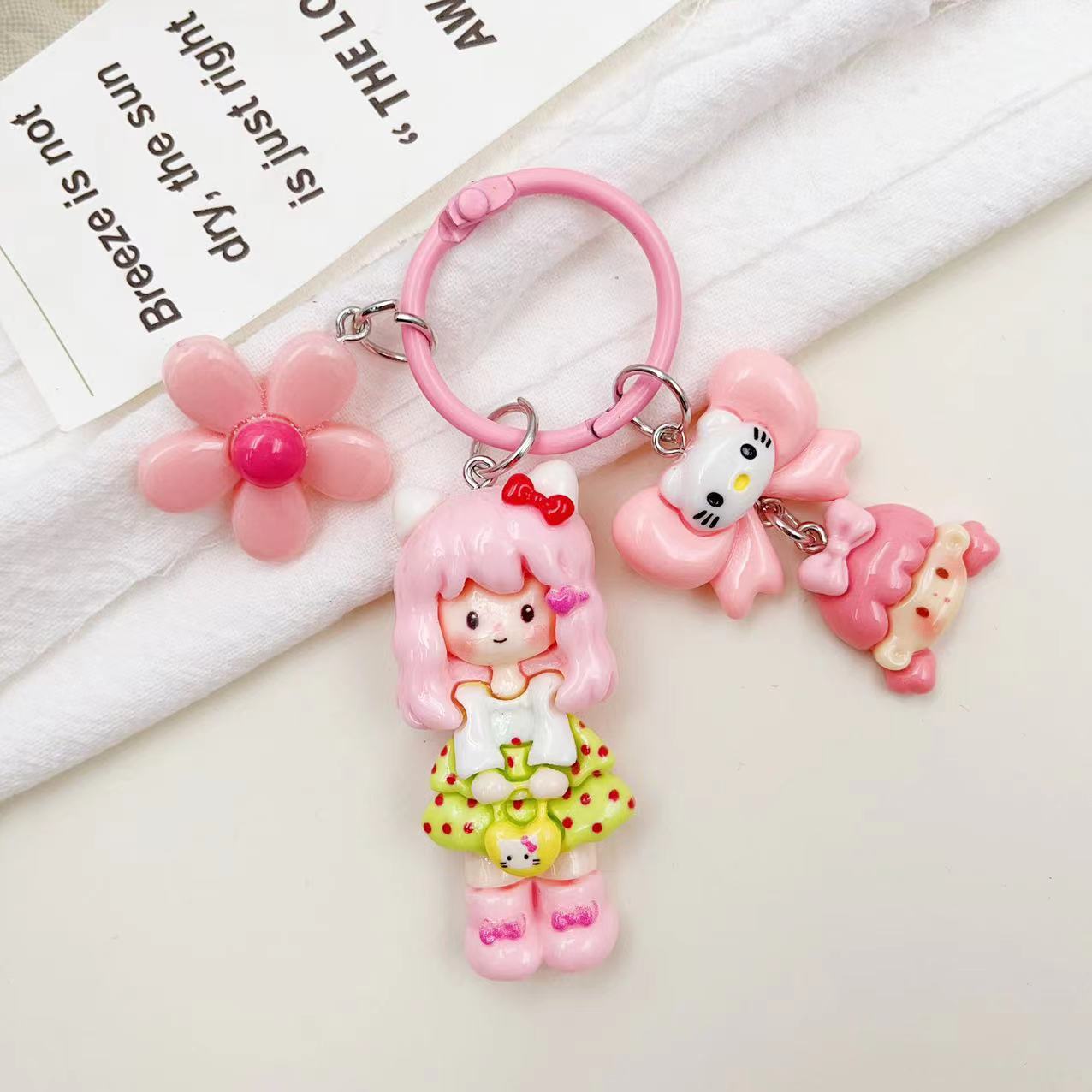 Cute Cartoon Keychain Bag Pendant