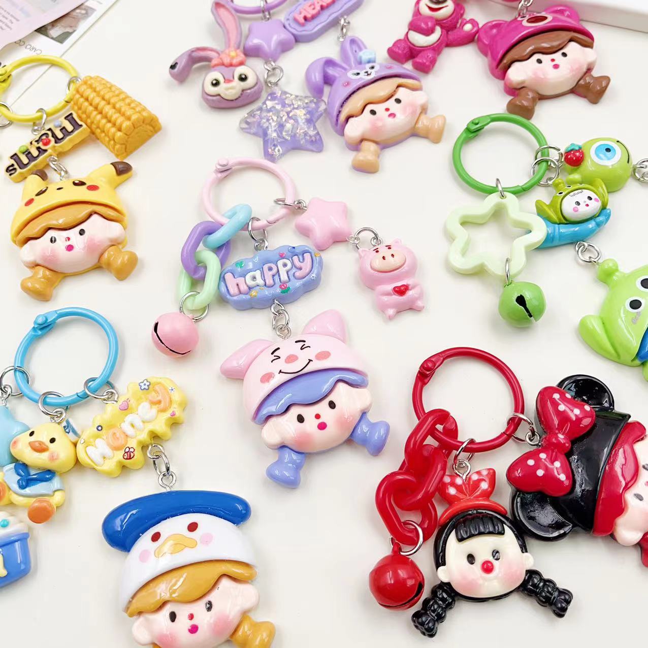 Cute Cartoon Keychain Bag Pendant