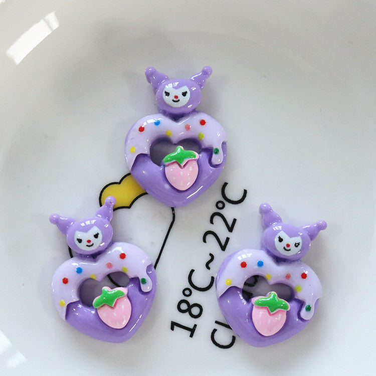 10 PCS Cartoon Miniatures|Resin Charms for DIY Crafts