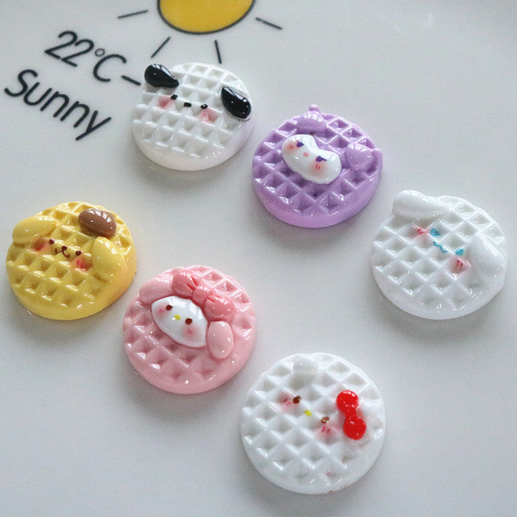 10 PCS Cartoon Resin Charms for DIY Crafts