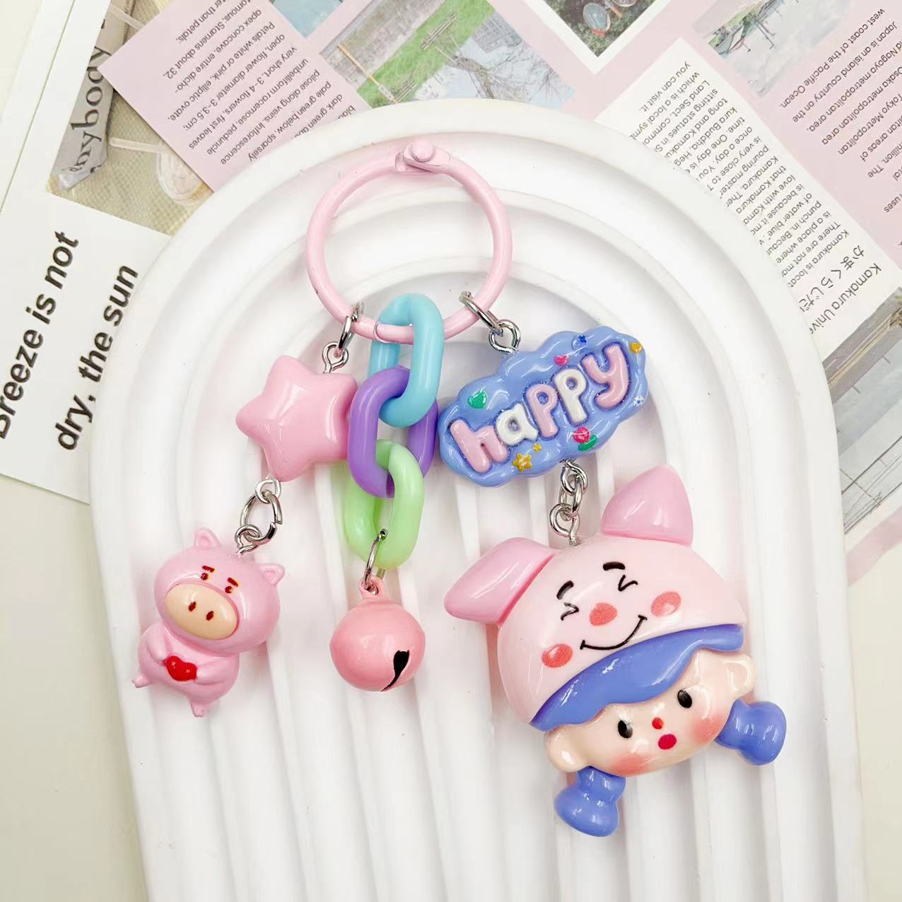 Cute Cartoon Keychain Bag Pendant