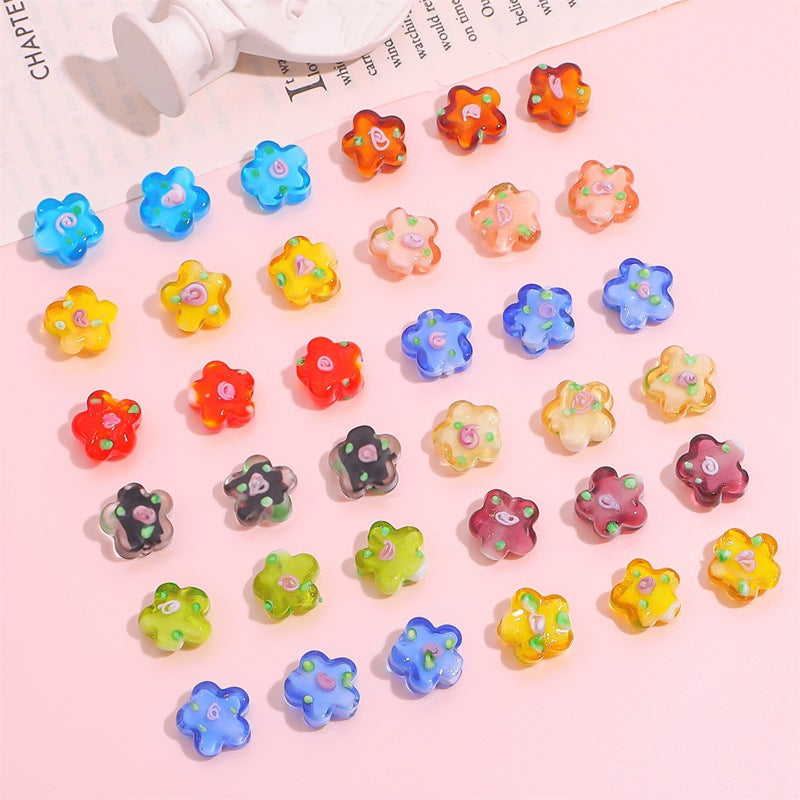 20 Pieces Flower Shape Beads