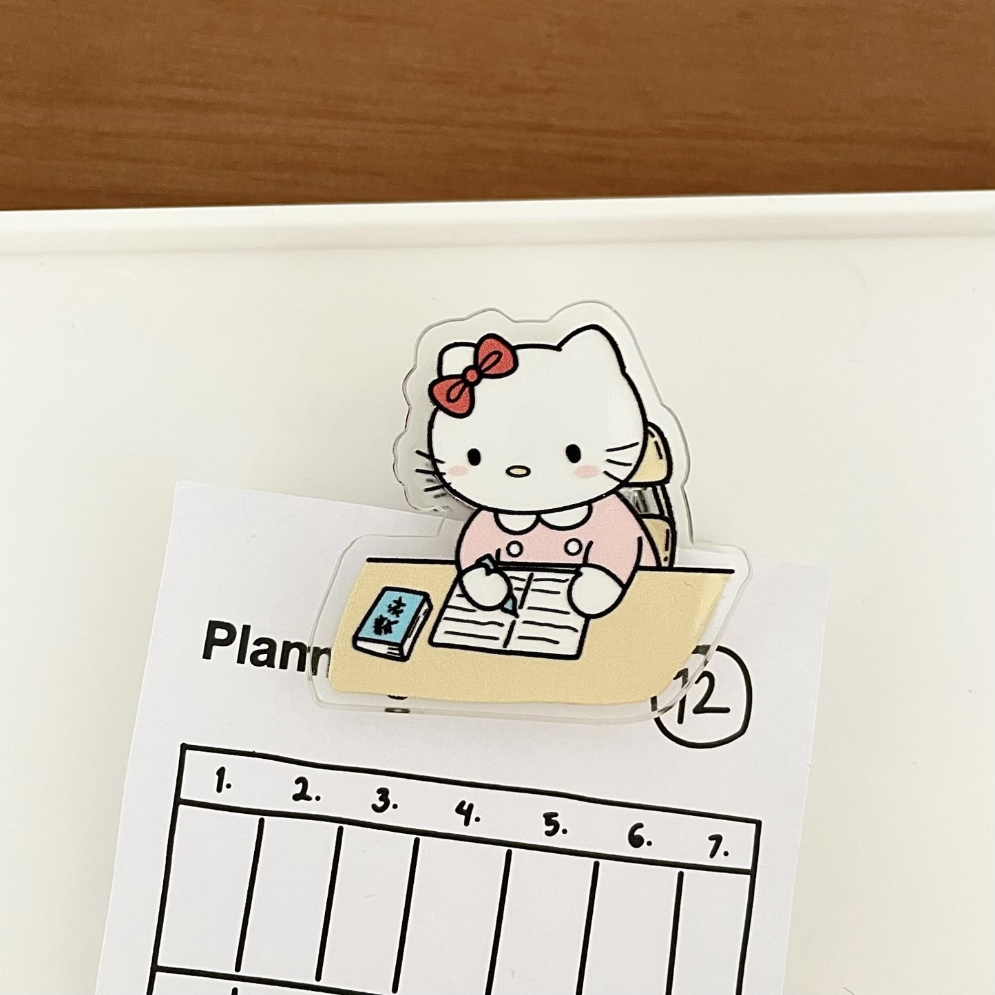 10PCS Sanrio PP Acrylic Clips