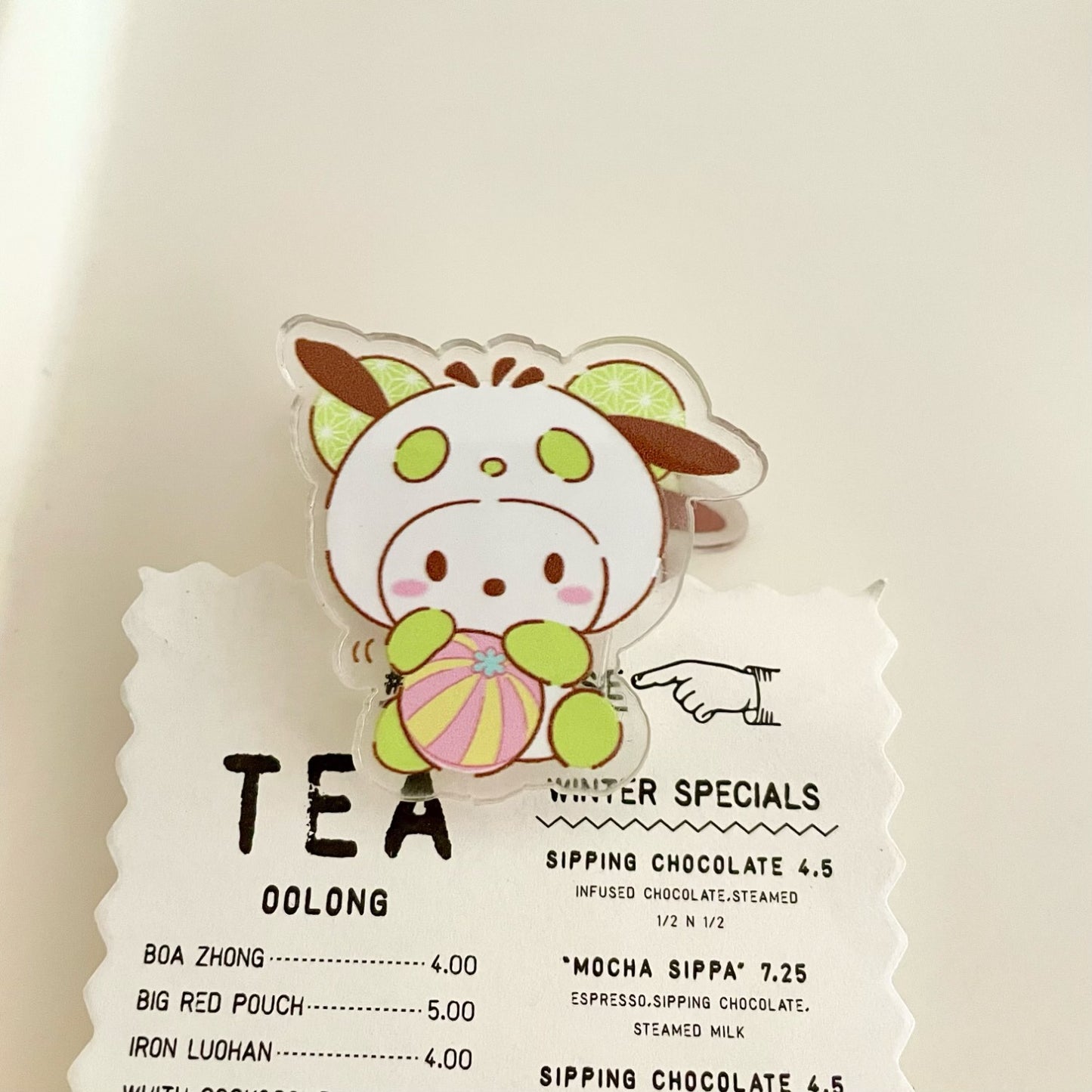 10PCS Sanrio PP Acrylic Clips