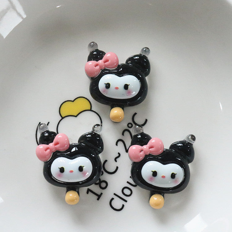 10 PCS Cartoon Miniatures|Resin Charms for DIY Crafts