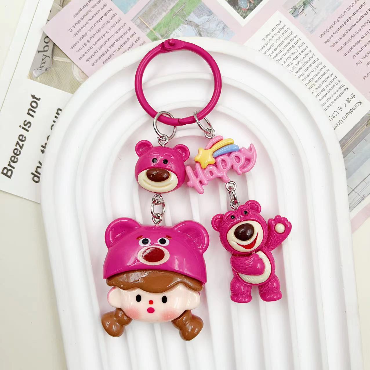 Cute Cartoon Keychain Bag Pendant