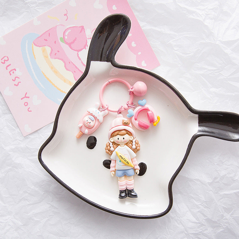 Cute Cartoon Keychain Bag Pendant