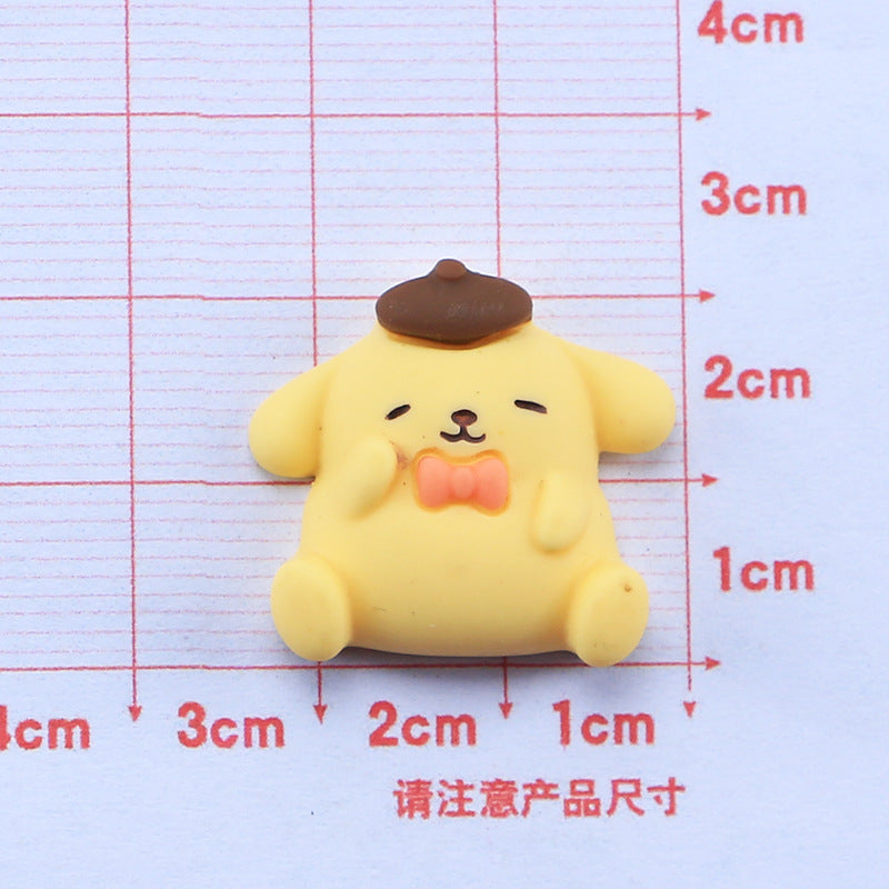 10 PCS Large Cartoon Resin Charms