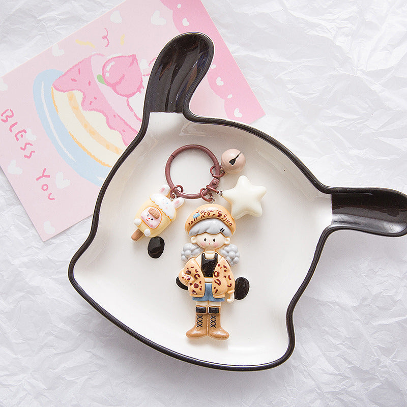 Cute Cartoon Keychain Bag Pendant