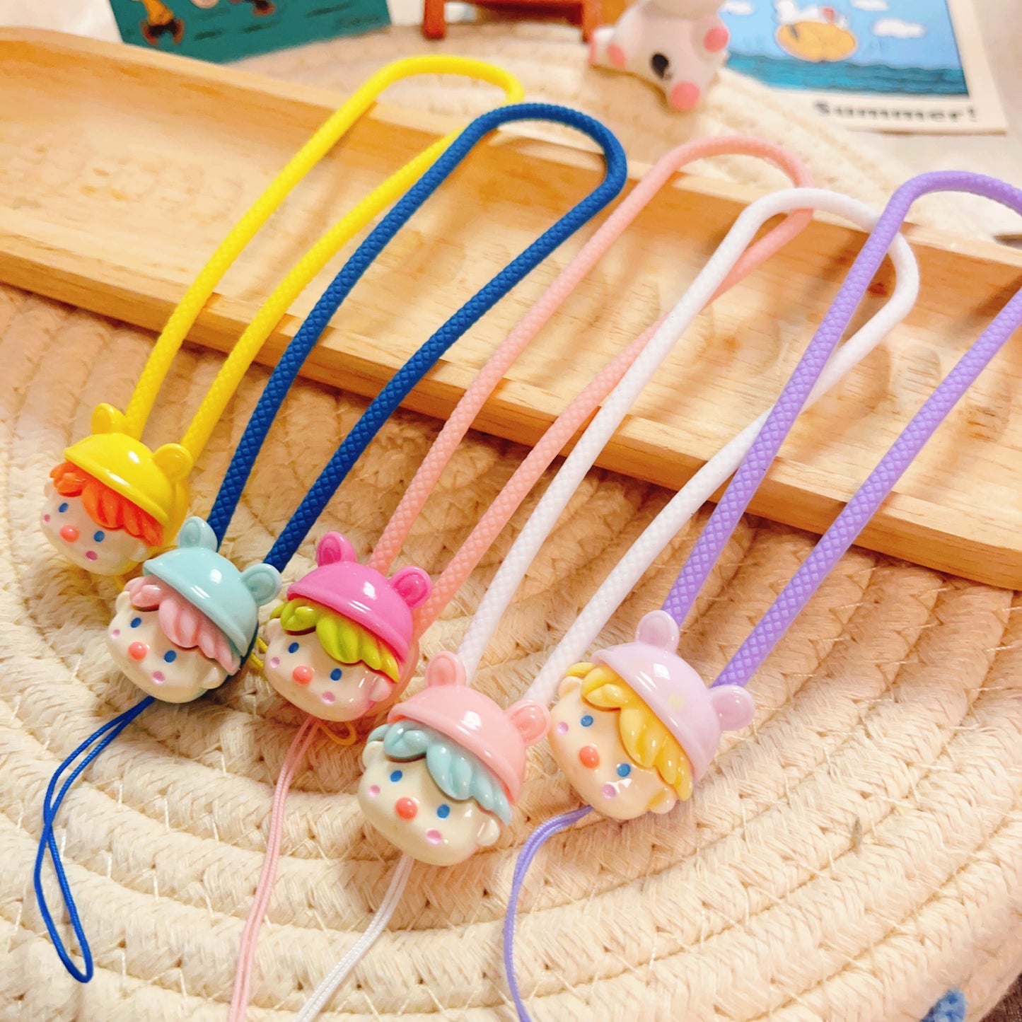 5PCS Cute Phone Straps