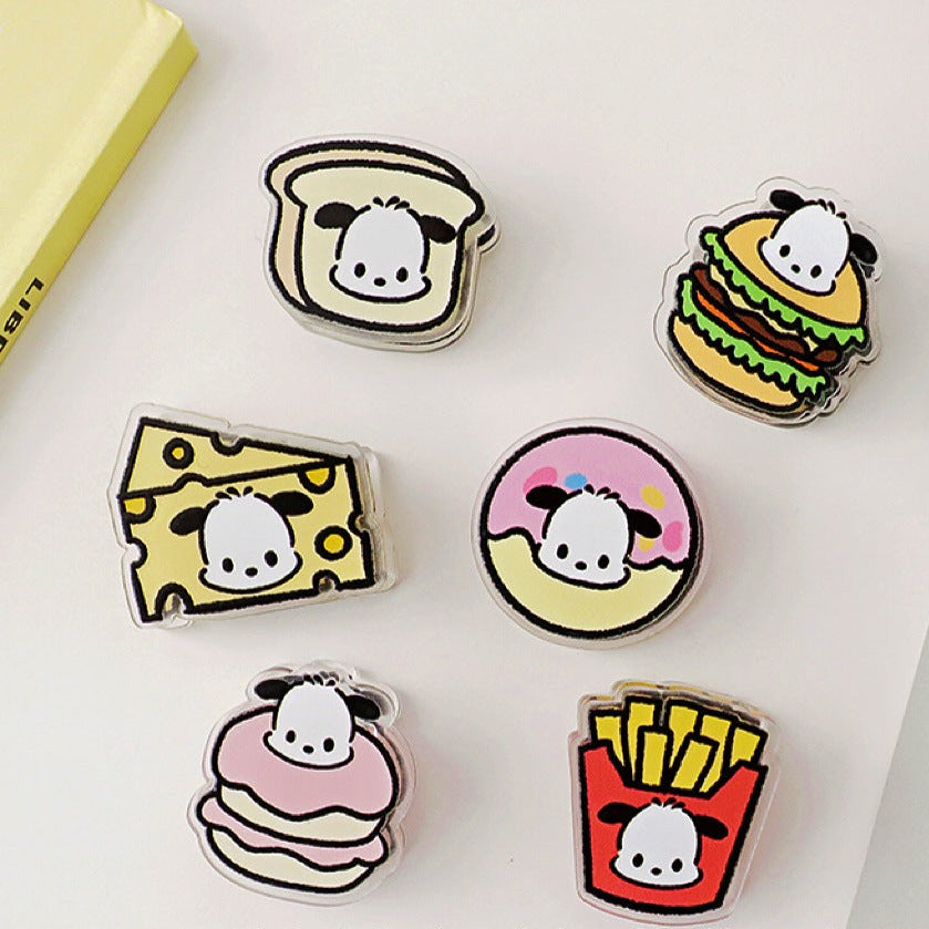 10PCS Sanrio PP Acrylic Clips