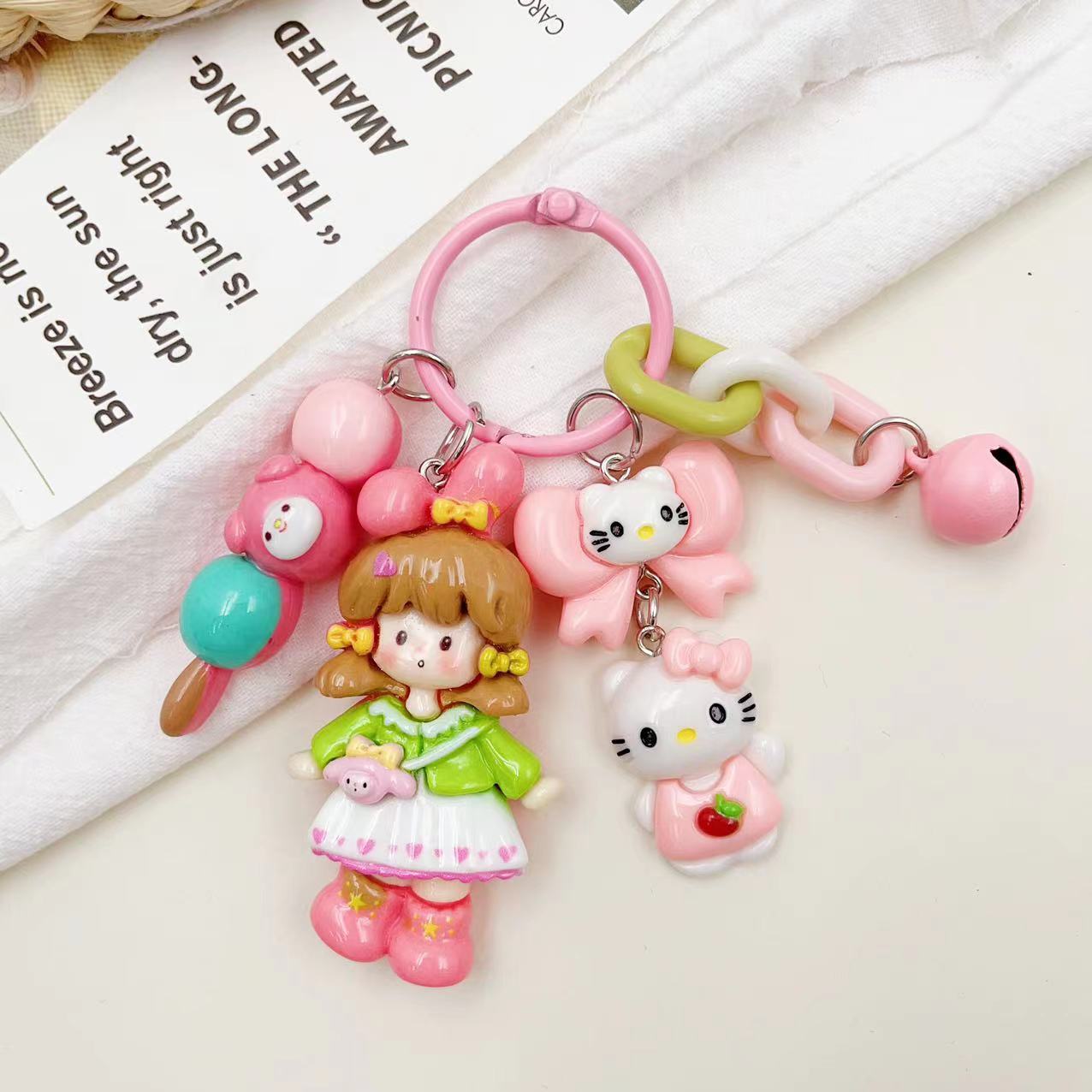 Cute Cartoon Keychain Bag Pendant