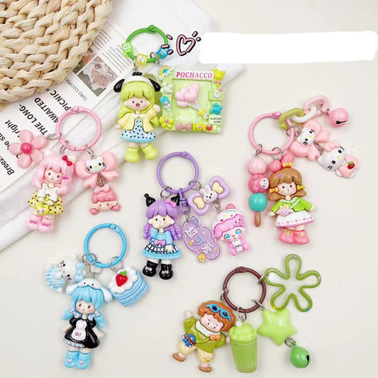 Cute Cartoon Keychain Bag Pendant