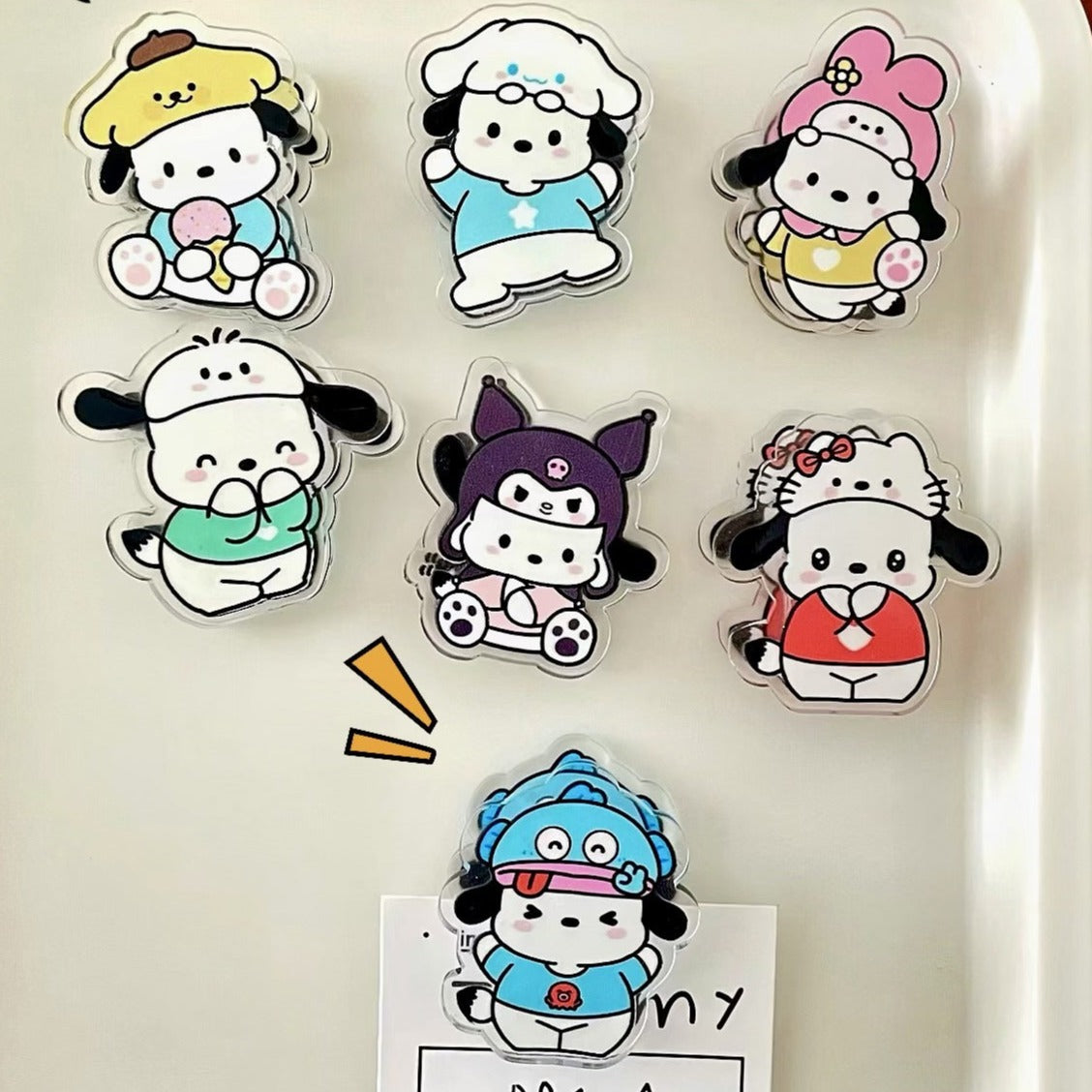 10PCS Sanrio PP Acrylic Clips