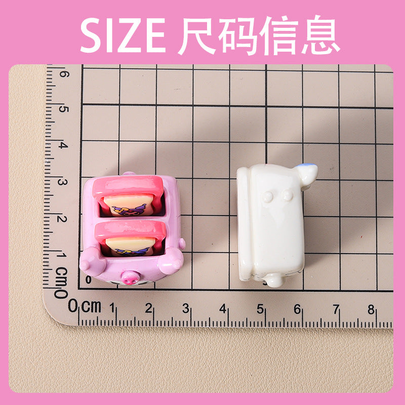 10 PCS Sanrio Resin Charms