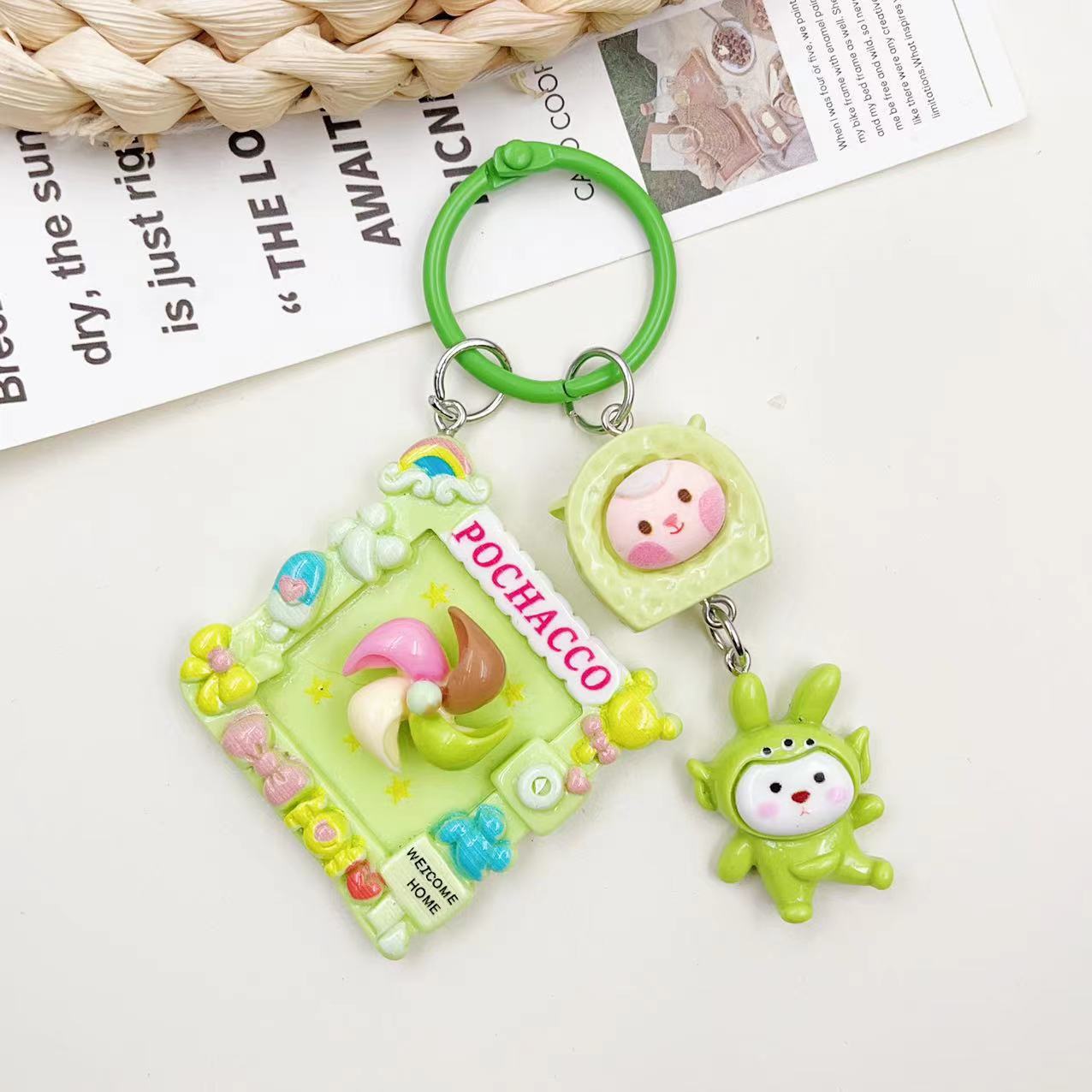 Cute Cartoon Keychain Bag Pendant