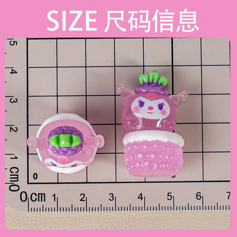 10 PCS Sanrio Resin Charms