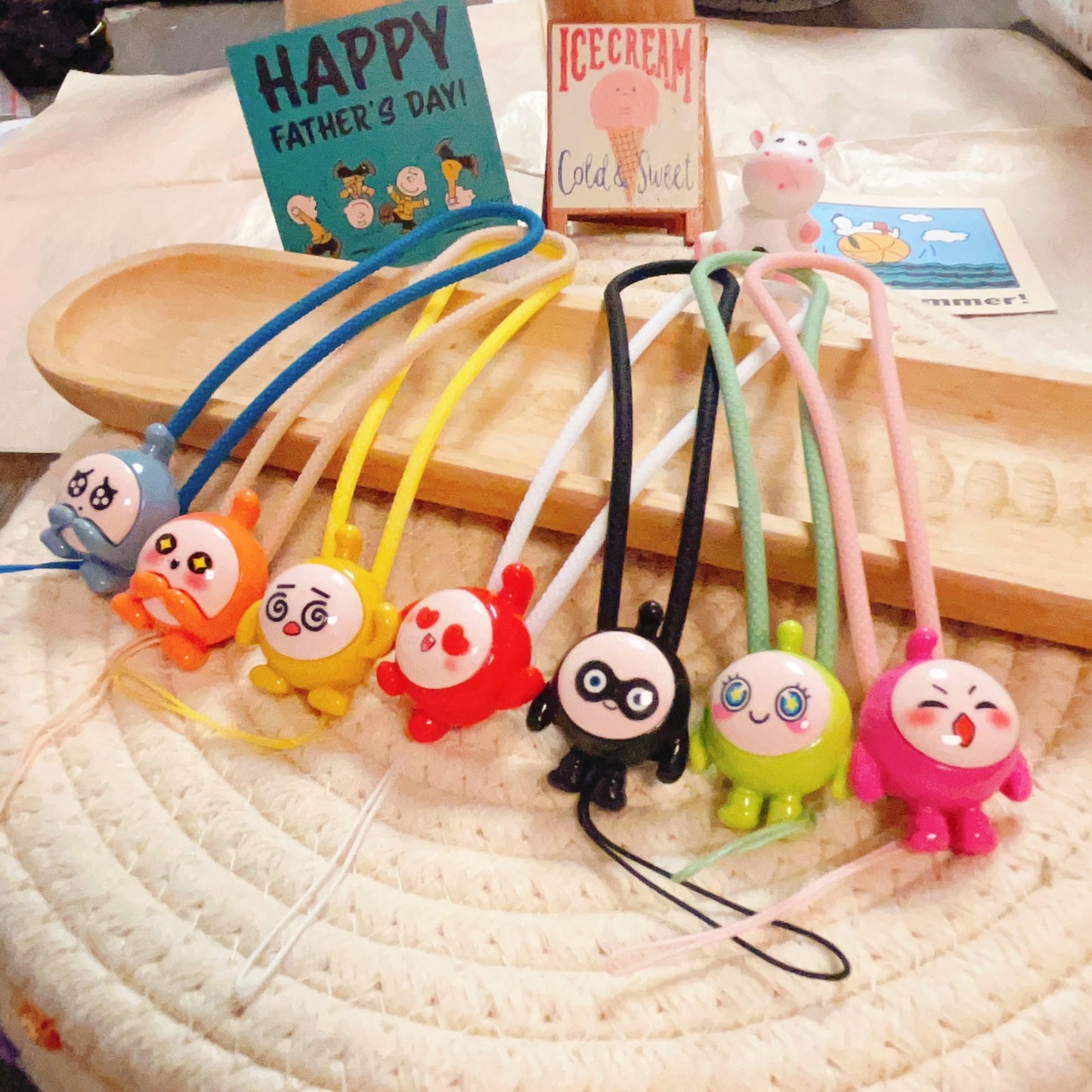 5PCS Cute Phone Straps